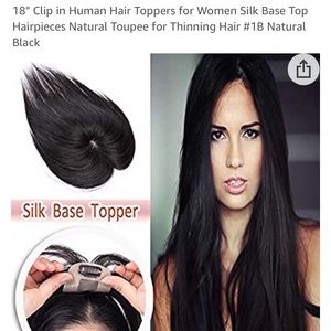 Silk base hair piece